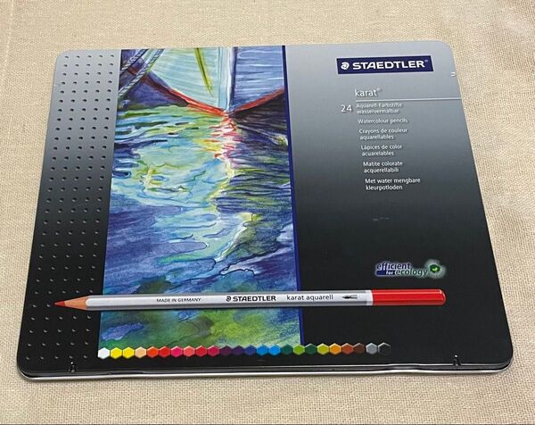 STAEDTLER/ステッドラー カラト アクェレル 水彩色鉛筆 24色セット