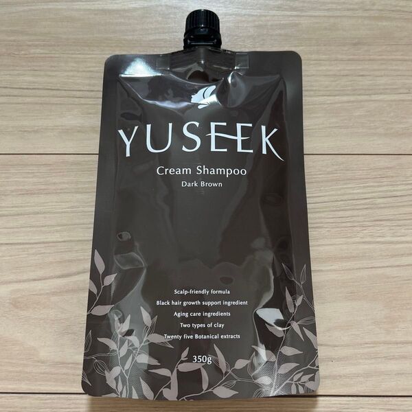 YUSEEK クリームシャンプー ダークブラウン 350g