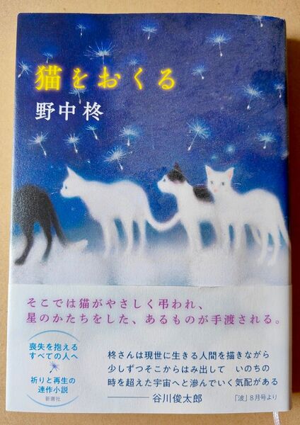 中古 猫をおくる 野中柊 (単行本ソフトカバー)新潮社 2019年7月20日 発行
