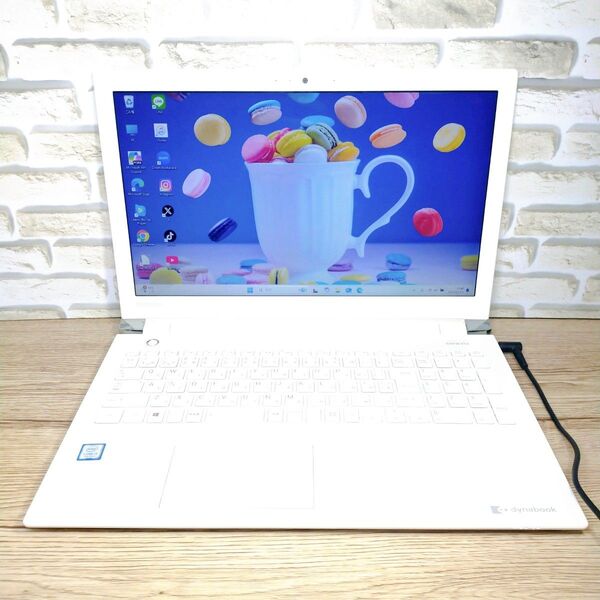 売り切れ続出☆薄型東芝ノートパソコン♪Windows11☆DVDカメラ付き