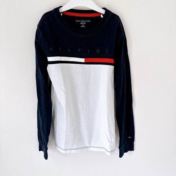 ロゴロングスリーブTシャツ*カットソー*ロンT*130cm*トミーヒルフィガー