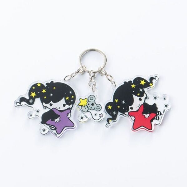 アベイル マジカルツインコメッツ 3連アクリルキーホルダー
