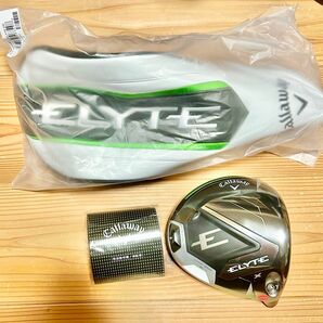 未使用 キャロウェイ ELYTE X 10.5° ドライバーヘッド ヘッドカバー、保証書付