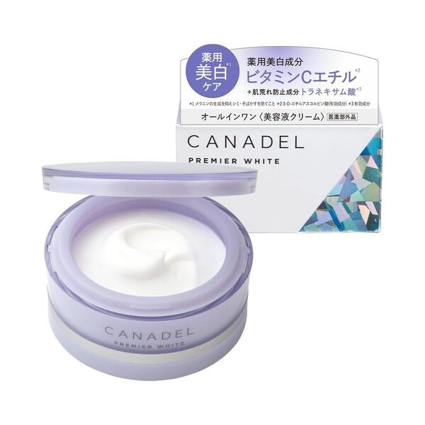 CANADEL 薬用プレミアホワイト オールインワン 58g 美容液 美白 トラネキサム酸 メラニン シミ 医薬部外品 カナデル