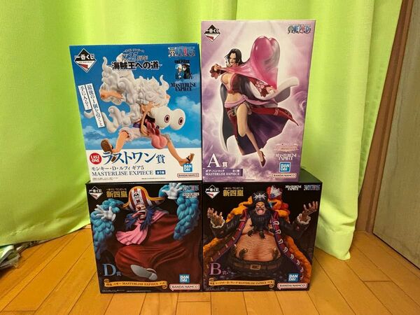 ワンピース 一番くじ 新四皇、メモリーオブヒロインズ、海賊王への道フィギュアセット