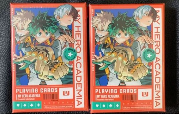 ヒロアカ★僕のヒーローアカデミア★トランプ★未開封 緑谷出久★爆豪勝己★轟焦凍★ホークス★相澤消太★2セット