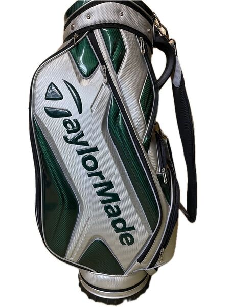 TaylorMade キャディバッグ シルバー/グリーン ゴルフ