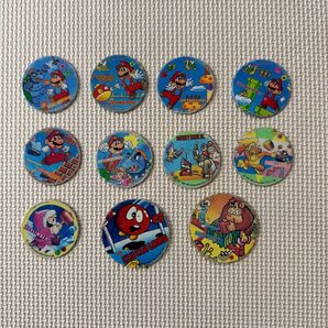 スーパーマリオ・ドンキーコング他 メンコ めんこ メンコ 昭和レトロ 当時物 レトロ