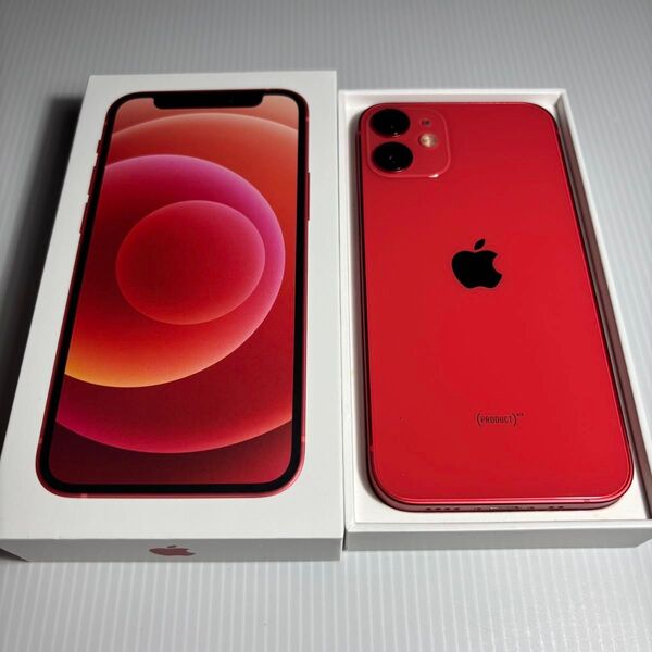 【即日出荷】iPhone12 mini 64GB レッド BT最大容量84%