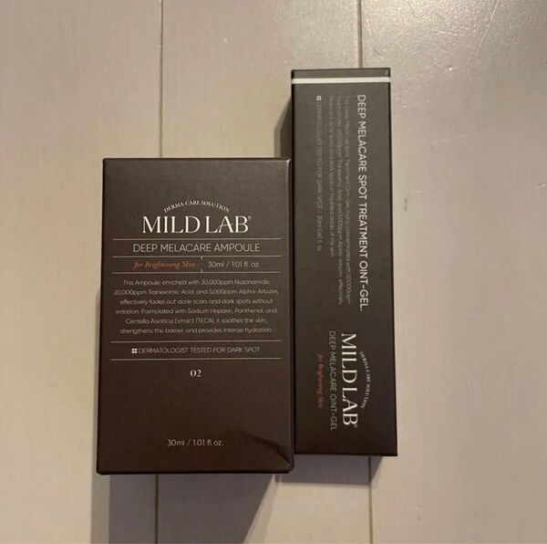 マイルドラボ ディープメラケア美容液30ml+ディープメラケアスポットトリートメントオイントジェル20ml2点セット