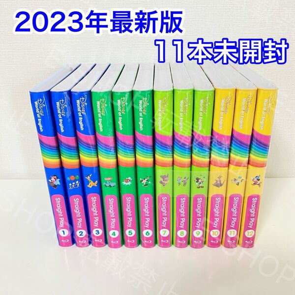 【11本未開封】2023年 最新版 DWE ストレートプレイ ディズニー英語