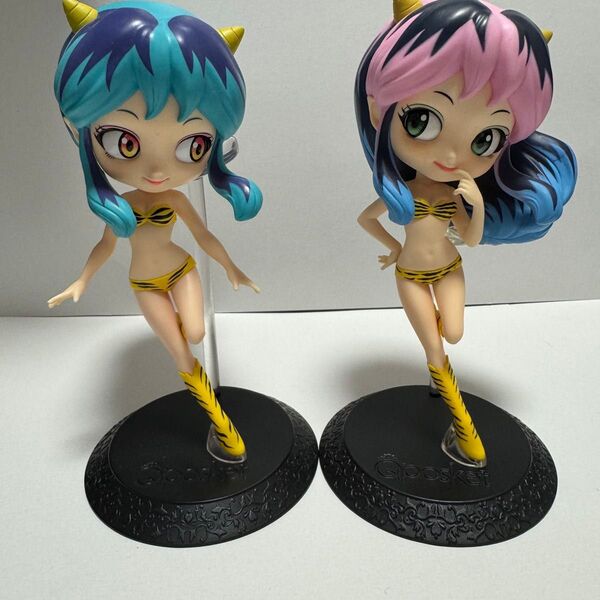 箱なし フィギュアのみ Q posket うる星やつら ラム ちゃん 2種セット 断捨離 バンプレスト プライズ ゲーセン