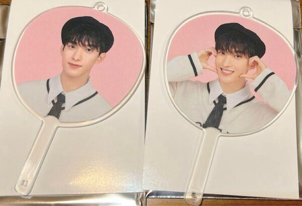 SEVENTEEN セブチ holiday ペンミ グッズ ミニピケット ミニうちわ DK ドギョム 2種 セット