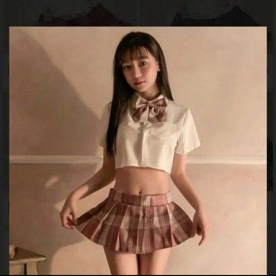 制服 コスプレ セーラー服 ブレザー 学生服 女子高生 ピンク ネイビー チェック チェック柄 グレー