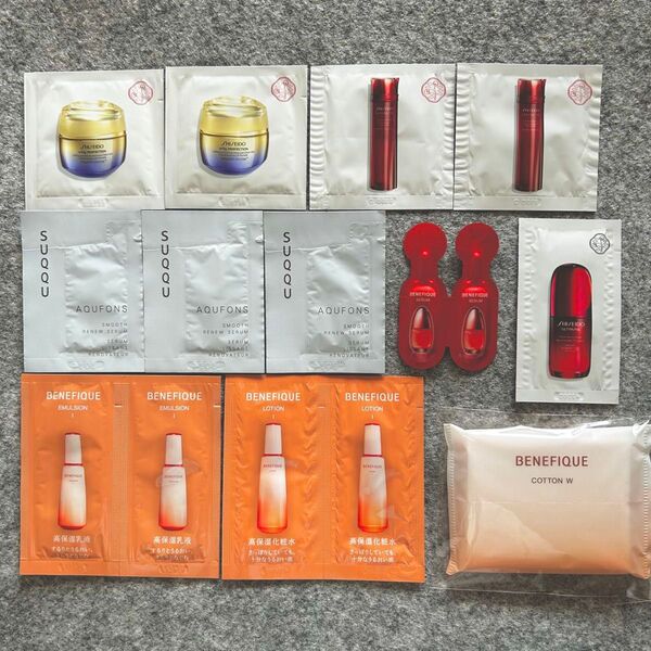 【資生堂/SHISEIDO】新品未使用 アルティミューン パワライジングセラム 14点セット ベネフィーク SUQQU サンプル