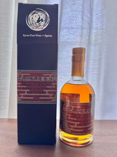 【値下げ検討】江井ヶ嶋酒造 あかし First fill Bourbon Barrel 500ml