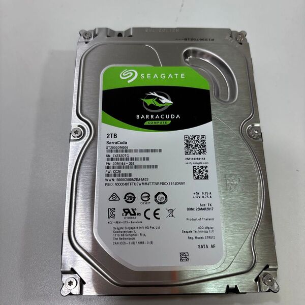 3.5インチ HDD 2TB 1935時間 ♯1569