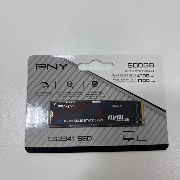 PNY M.2SSD 500GB 新品未開封