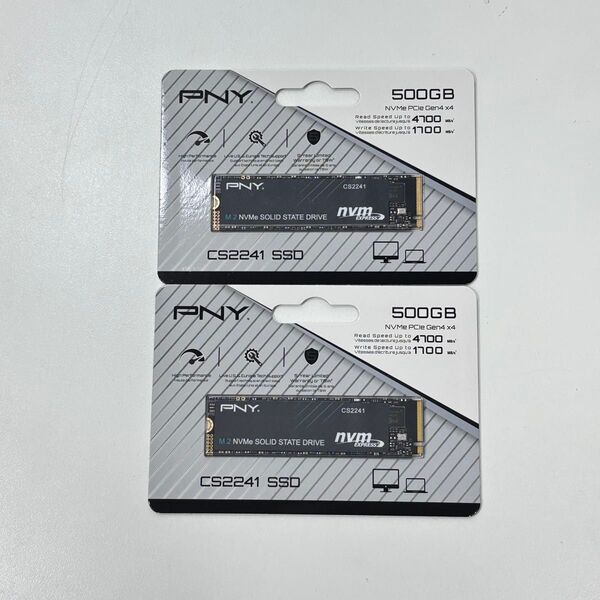 PNY M.2SSD 500GB 2個 新品未開封