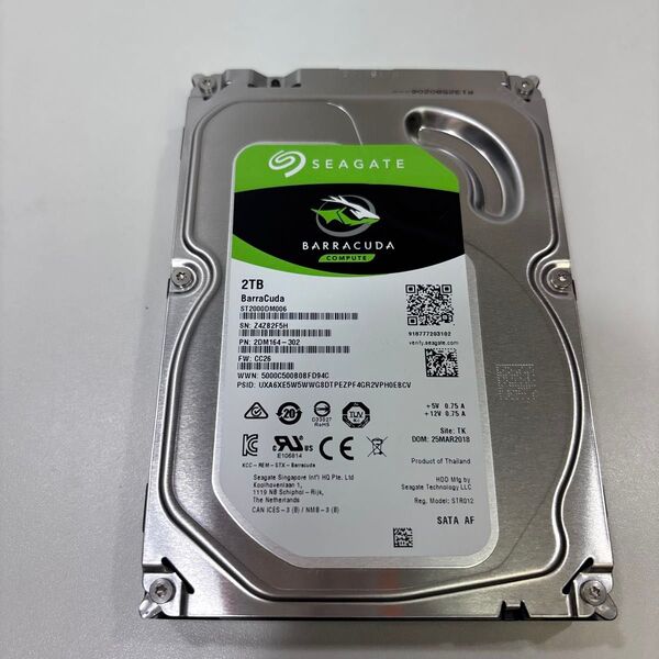 3.5インチ HDD 2TB 22195時間 ♯1594