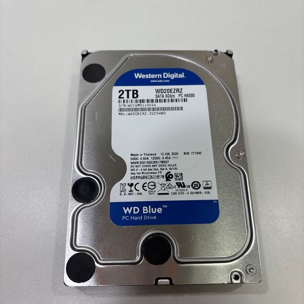 3.5インチ HDD 2TB 12255時間 ♯1598