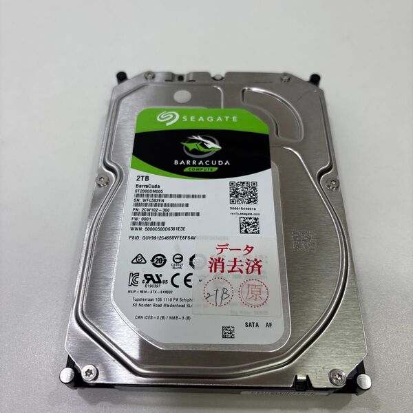 3.5インチ HDD 2TB 4946時間 ♯1599