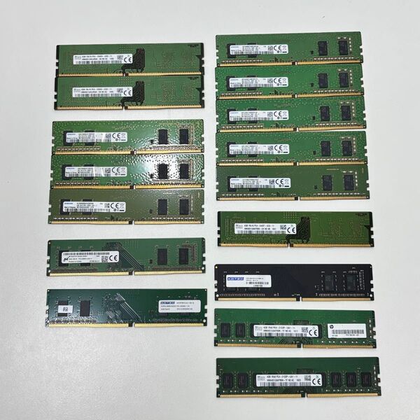 DDR4 メモリ 4GB 計16枚(64GB) ♯1609