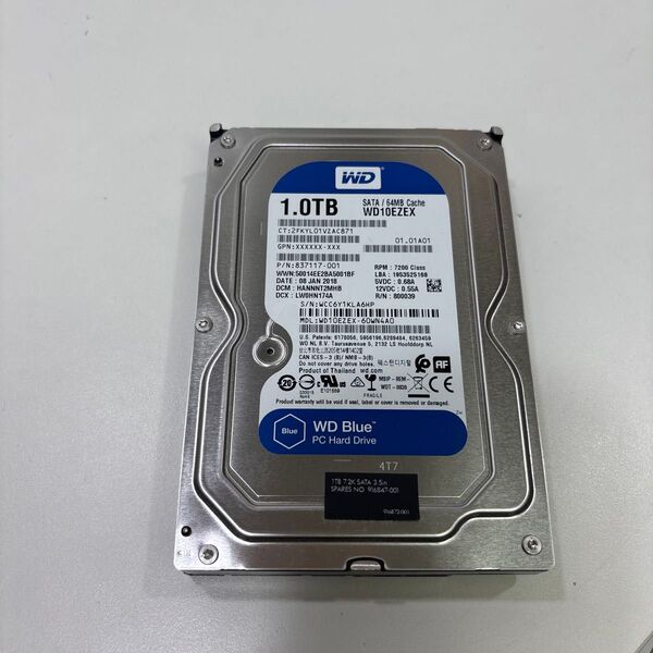 3.5インチ HDD 1TB 43229時間 ♯1616