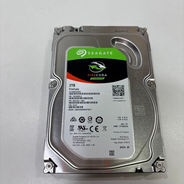 3.5インチ HDD 2TB 31320時間 ♯1621