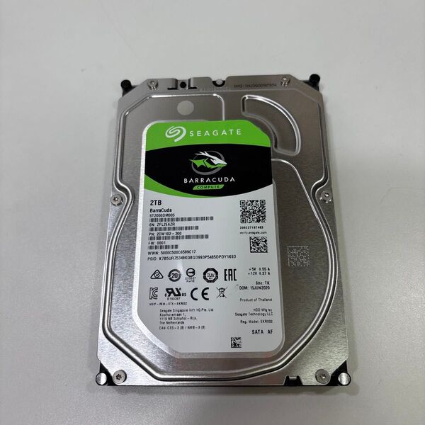3.5インチ HDD 2TB 16595時間 ♯1622