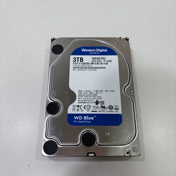 3.5インチ HDD 3TB 20756時間 ♯1624