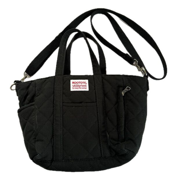 ROOTOTE ミニトートバッグ 2way ブラック