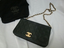 即決/美品◆CHANEL シャネル　マトラッセチェーン スモール フラップ バッグ　 VINTAGE CHANEL◆伊勢丹_画像9