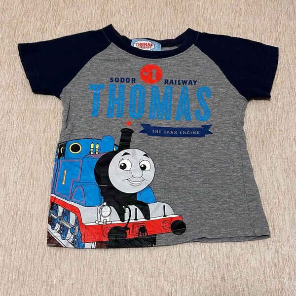 機関車トーマス キッズ 半袖 Tシャツ100cm 半袖Tシャツ トップス