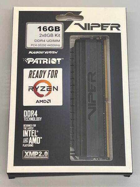 Patriot Viper Blackout 16GB DDR4 4400MHz