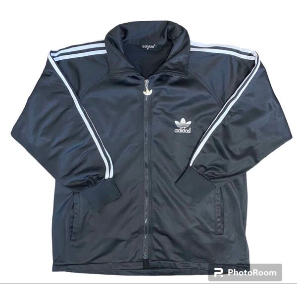 【超希少】90s adidas トラックジャケット 刺繍ロゴ トレフォイル