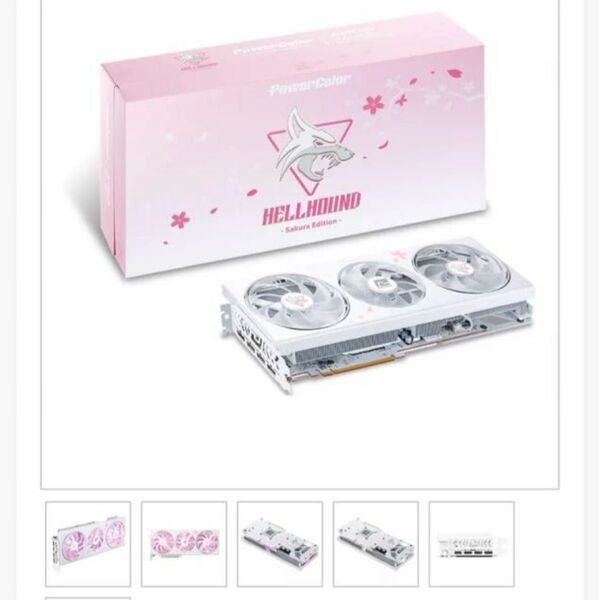 【新品】PowerColor Hellhound Sakura AMD Radeon RX 7800 XT 16GB