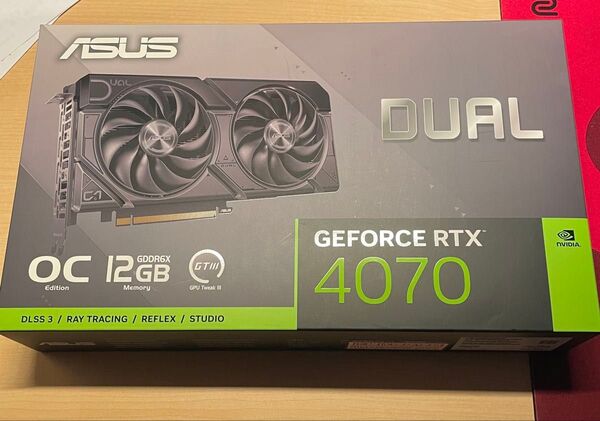 【ほぼ新品】ASUS DUAL RTX4070 O12G EVO