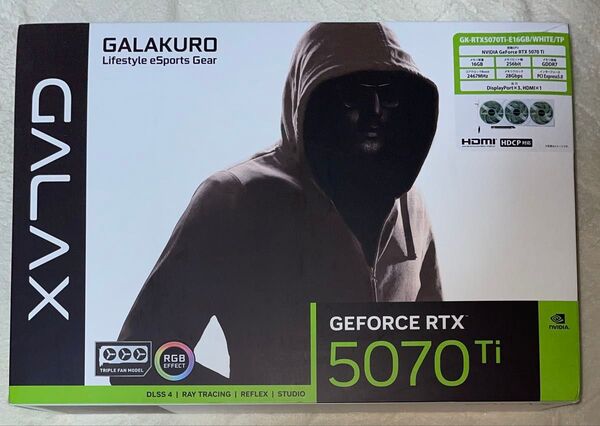 【ほぼ新品】玄人志向 NVIDIA Geforce RTX5070Ti GDDR7 16GB【国内正規品】