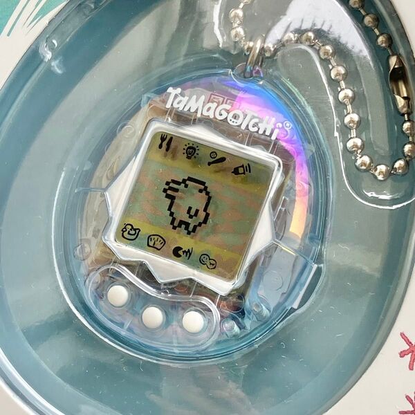 オリジナルたまごっち 中国限定 オーロラクリアブルー 初代 海外版 英語版 Tamagotchi Original