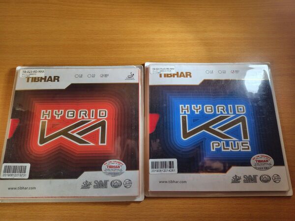 TIBHAR HYBRID K1 K1 PLUS 赤MAX 2枚セット