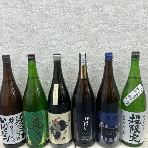 C22 一升瓶6本 各蔵の最新詰め又は飲み頃のお酒