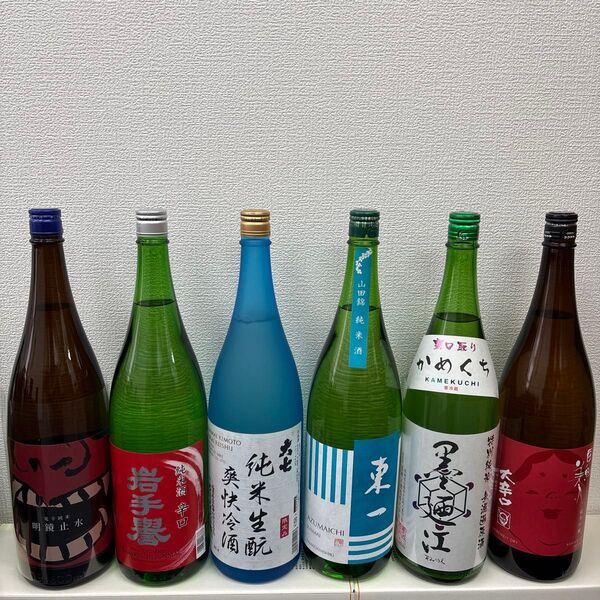 S5 一升瓶6本 各蔵の最新詰め又は飲み頃のお酒