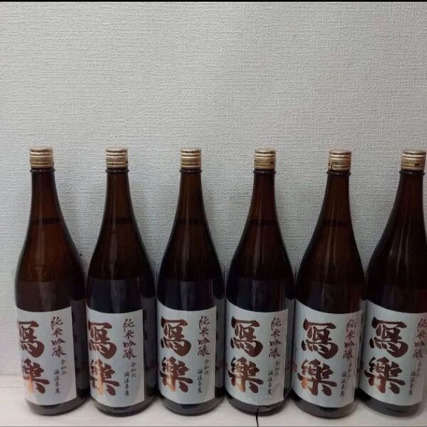 K4 写楽純米吟醸一升瓶6本 製造25.04