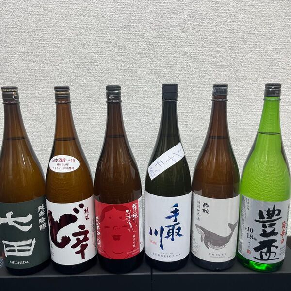 X1 辛口一升瓶6本 各蔵の最新詰め又は飲み頃のお酒