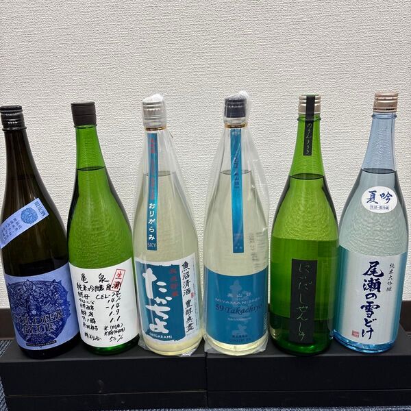 E1 一升瓶6本 各蔵の最新詰め又は飲み頃のお酒