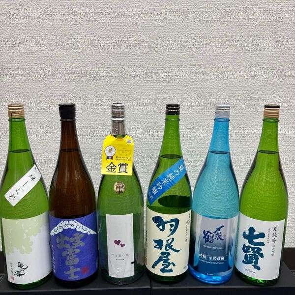 E2 一升瓶6本 各蔵の最新詰め又は飲み頃のお酒
