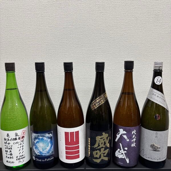 E5 一升瓶6本 各蔵の最新詰め又は飲み頃のお酒