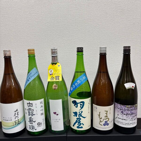 E7 一升瓶6本 各蔵の最新詰め又は飲み頃のお酒