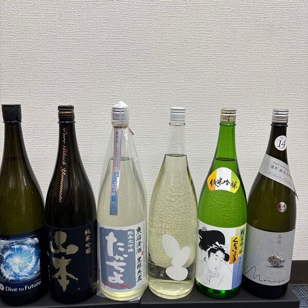 E9 一升瓶6本 各蔵の最新詰め又は飲み頃のお酒
